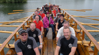 Familienausflug mit dem Römerschiff „Lusoria Rhenana“